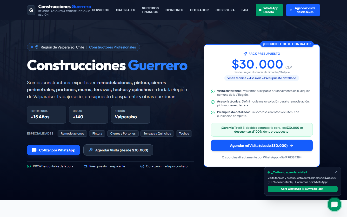 Captura de Construcciones Guerrero