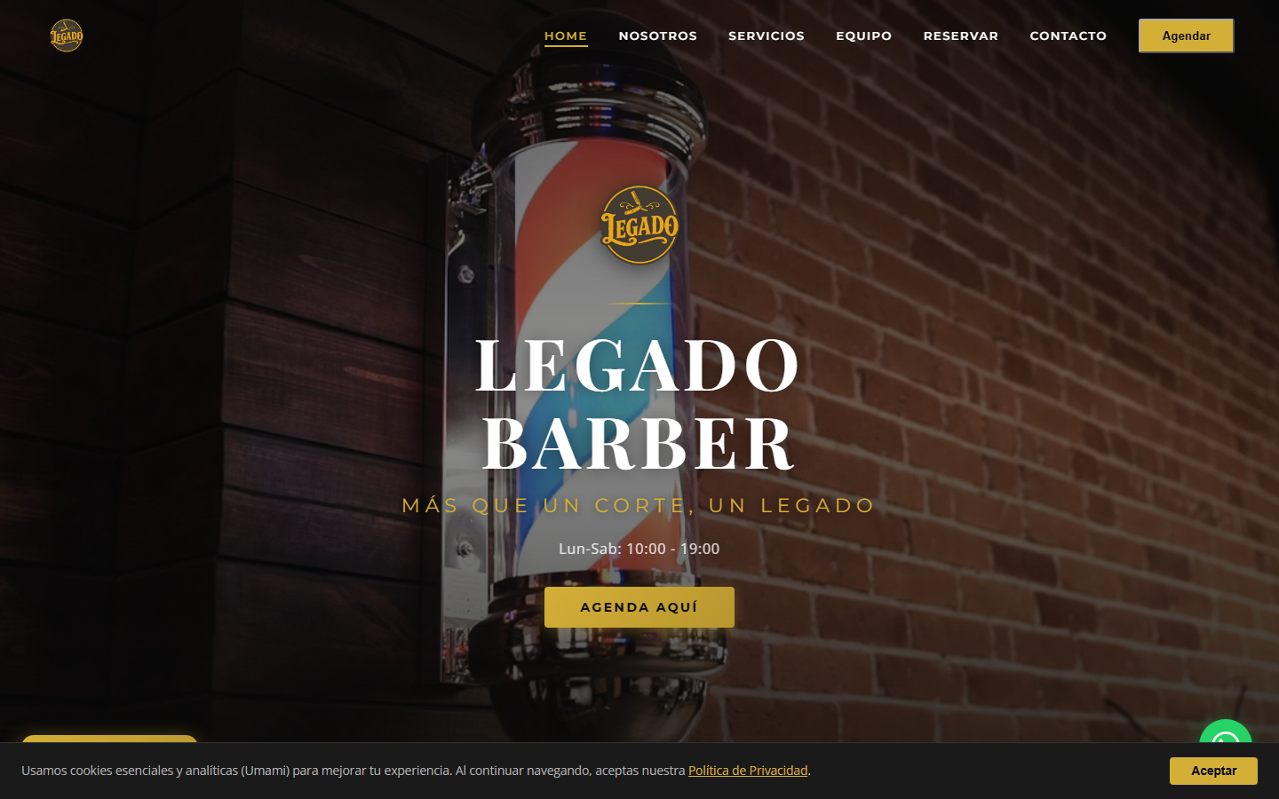 Captura de Legado Barber