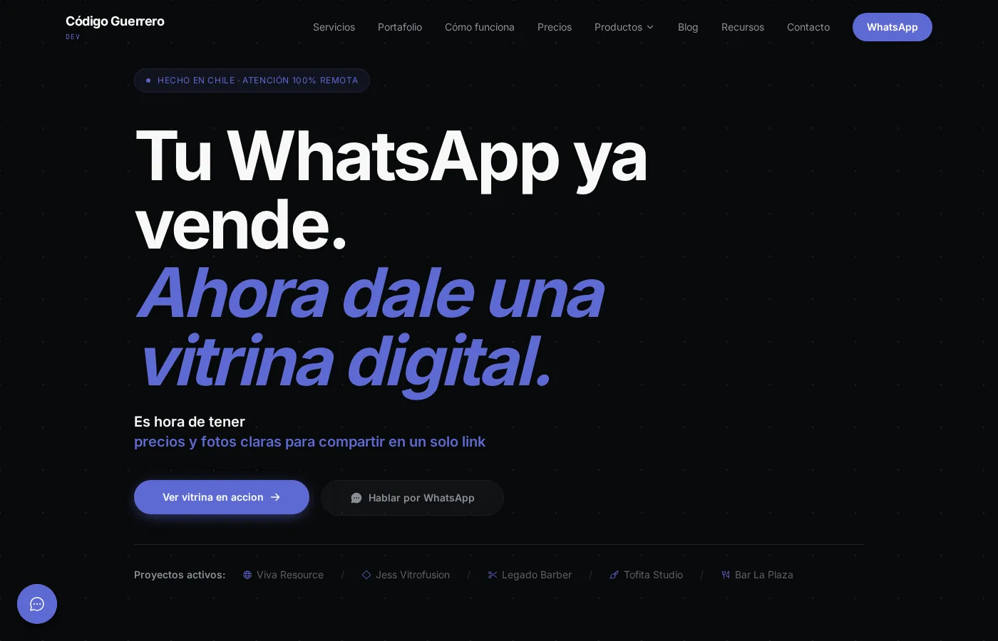 Captura de Este mismo sitio